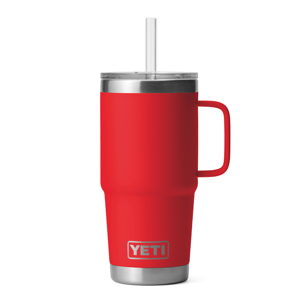YETI 25oz Becher mit Trinkhalm