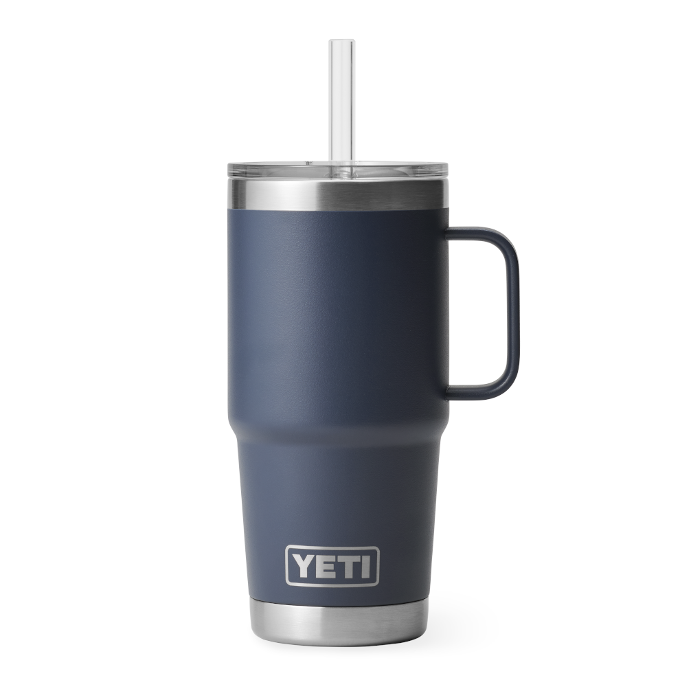 YETI 25oz Becher mit Trinkhalm