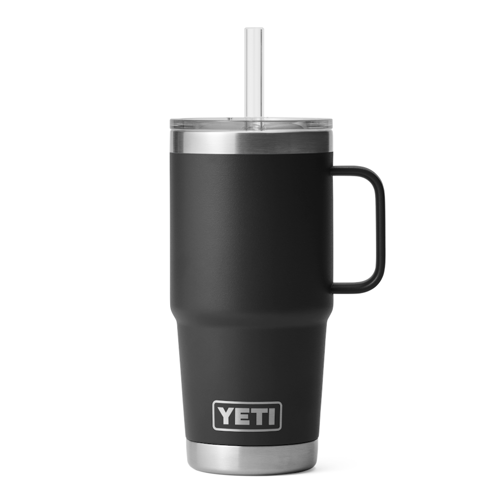 YETI 25oz Becher mit Trinkhalm