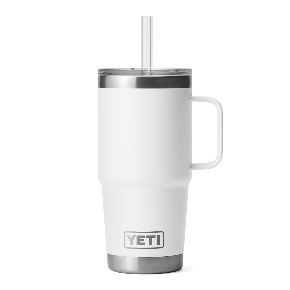 YETI 25oz Becher mit Trinkhalm