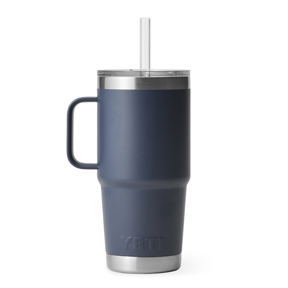 YETI 25oz Becher mit Trinkhalm